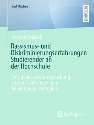 cover image of Rassismus- und Diskriminierungserfahrungen Studierender an der Hochschule